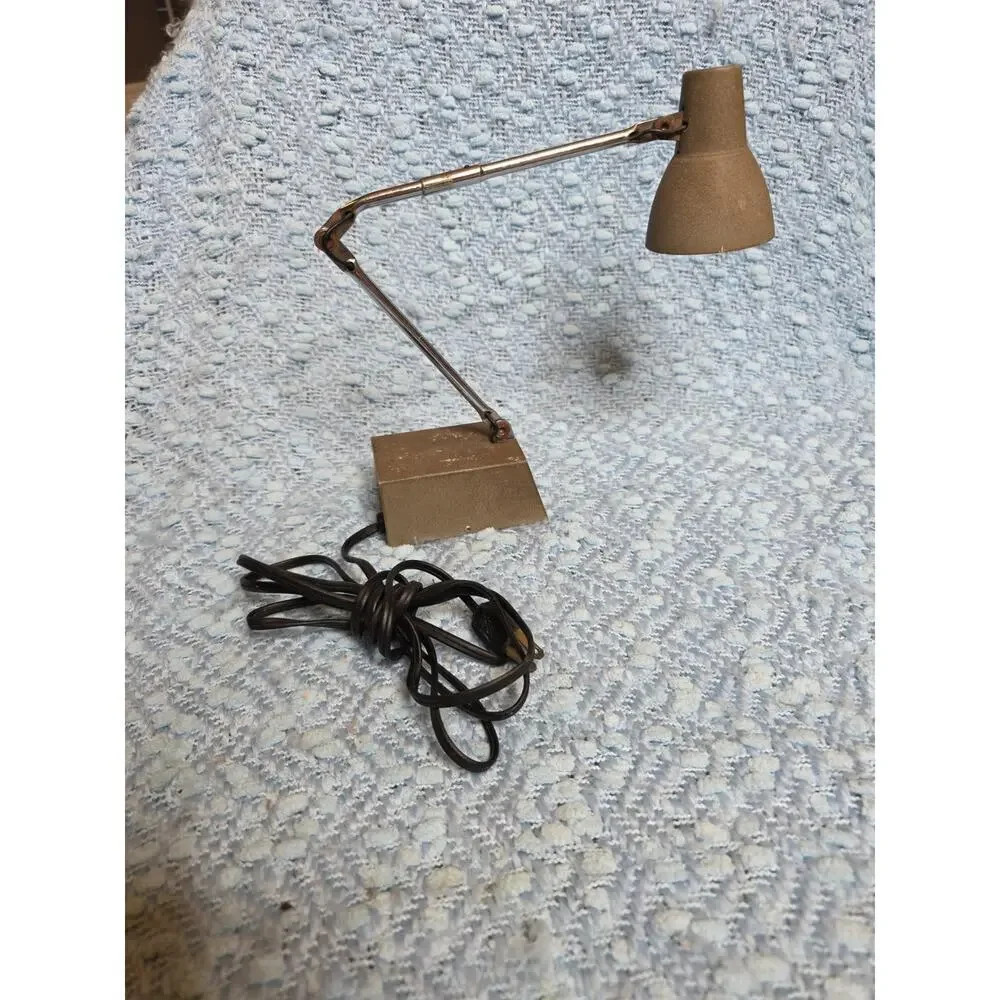 Vintage TENSOR Articulating Mini DESK LAMP‎ 1960s New York USA B3